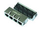 HY911409B Multi-port RJ45 1X4 Tab Down 10/100 Ethernet LPJ46204AENL