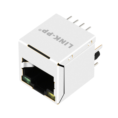 UDE RV8-ZZ-0026 সামঞ্জস্যপূর্ণ LINK-PP 10G বেস-T উল্লম্ব Rj45 ম্যাগজ্যাক হলুদ/সবুজ LED সহ