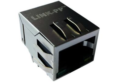 হলুদ-কমলা LED Rj45 LPJ0011A114NL RJ45 একক পোর্ট, ইথারনেট 10/100 এমবিপিএস