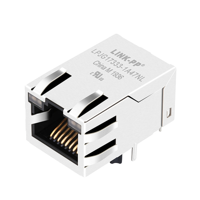 RTA-1S4A9W1F সামঞ্জস্যপূর্ণ LPJG17333-1A47NL 1000 Base-T RJ45 জ্যাক ম্যাগনেটিক সংযোগকারী ট্যাব আপ
