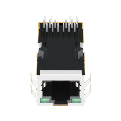 1840744-7 ম্যাগনেটিক জ্যাক RJ45 1000BASE-T ট্যাব আপ G/G LEDs