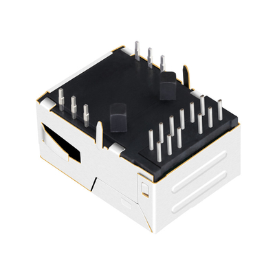 1840783-1 লো প্রোফাইল RJ45 জ্যাক 100BASE-T ট্যাব আপ LED ছাড়া