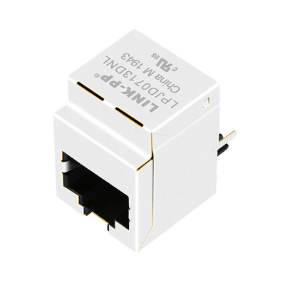 HFJV1-1G01RL 1000 Base-T RJ45 উল্লম্ব জ্যাক LED ছাড়া LPJD0713DNL
