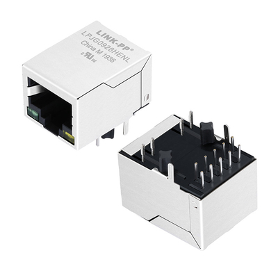 2337992-8 1000 বেস-টি সিঙ্গল পোর্ট POE RJ45 ইথারনেট জ্যাক ট্যাব ডাউন