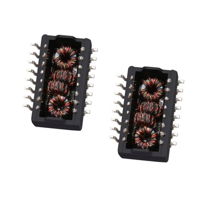 H1102FNL ল্যান ট্রান্সফর্মার মডিউল 100BASE-TX সিঙ্গেল পোর্ট H1102NLT