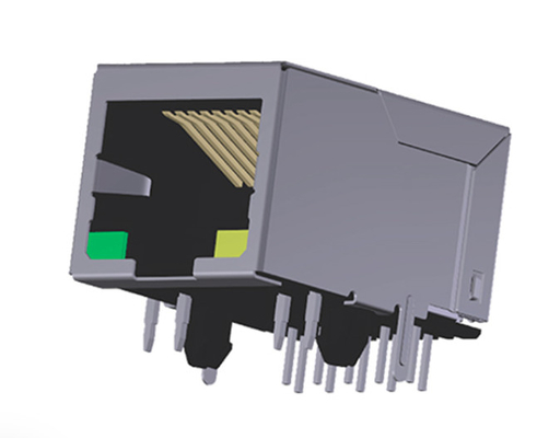 ARJM11B1-009-AB-EW2 RJ45 সংযোগকারী 10/100 বেস-টি চৌম্বক সহ
