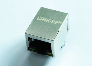 1x1 পোর্ট 1000BASE-T POE + RJ45 ট্রান্সফরমারের সাথে মডুলার জ্যাক LPJG0926-7HENL