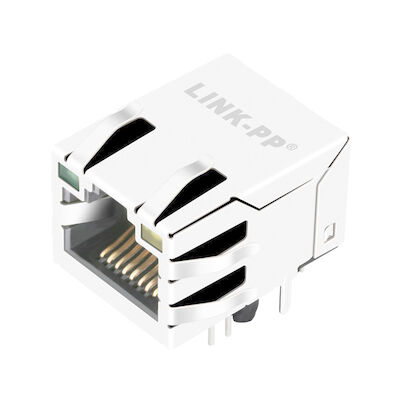 RT7-114ATK1G 10/100 বেস-টি ট্যাব আপ RJ45 চৌম্বকীয় সংযোগকারী ক্রস LPJ16614-9AENL
