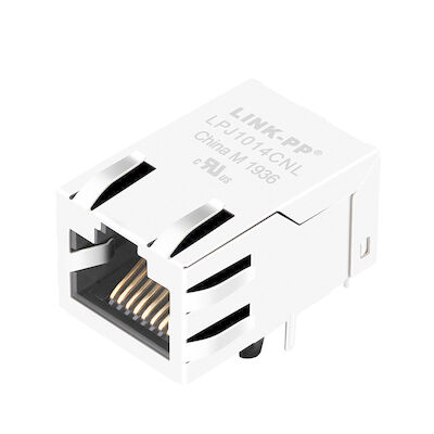 MJF13T25U-KF06B3-0808-LF 100 বেস-টি আরজে 45 একক পোর্ট পিসিবি জ্যাক LPJ1014CNL