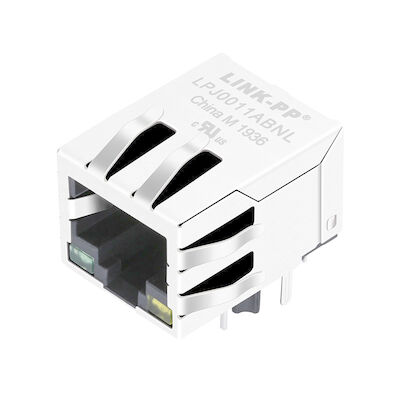 HFJ11-2450E-LS12RL RJ45 মডুলার জ্যাক 10 / 100Base-T LPJ0011ABNL নেটওয়ার্ক সুইচ