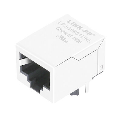 48F-01NW2NL RJ45 গিগাবিট চুম্বকত্ব সঙ্গে LPJG0801DNL অনির্দিষ্ট মিডিয়া কনভার্টার