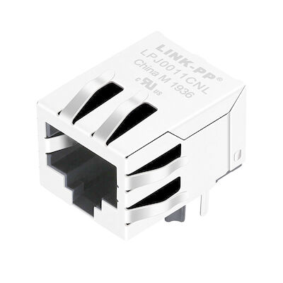 একক পোর্ট RJ45 মডুলার প্লাগ SMT 100M প্রিন্টেড সার্কিট বোর্ড CTJ-10-10-2450ERL