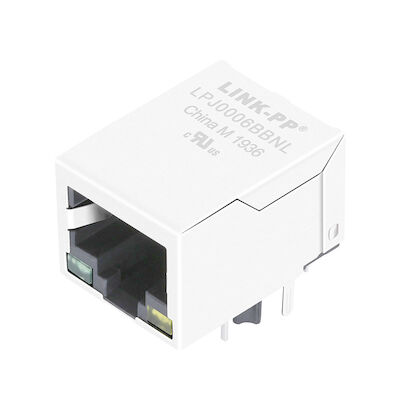 ম্যাগনেটিক 10/100 BASE-T LPJ0006BBNL সহ 13F-69GYDNW2NL RJ45 জ্যাক মডিউল