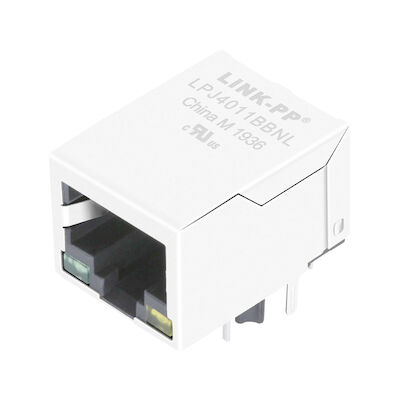 MJF13T45L-KX06B3GY43-0808 Rj45 মডুলার জ্যাক ইন্টিগ্রেটেড ট্রান্সফরমার 8p8c