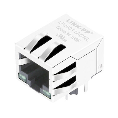 LPJ0011ACNL RJ45 1 এক্স 10/100 এমবিট ইথারনেট LED নির্দেশক 8p8c