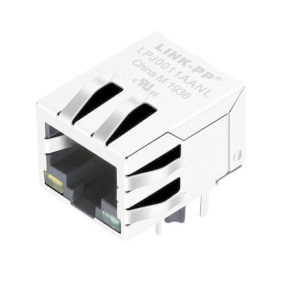 LPJ0011AANL RJ45 একক পোর্ট, 1সিটি: 1সিটি, 10 / 100Base-T, প্রতিবিম্বিতকরণের ম্যাচিং