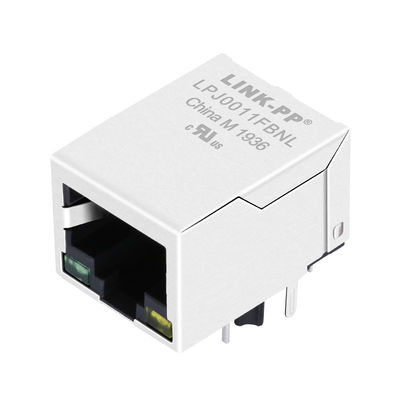 HR911105A HanRun RJ45 সংযোগকারী 8P8C 10/100BT মহিলা জ্যাক মাইক্রোডুইনো পোর্ট