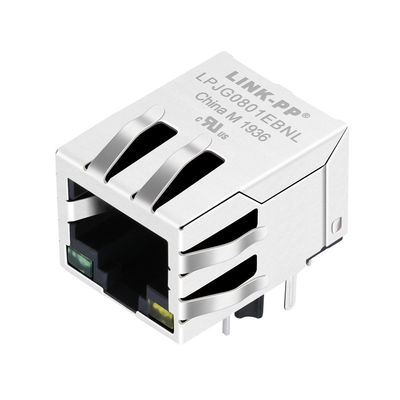 48F-01GY2DPL2NL 10 পিন Rj45 সংযোগকারী ম্যাচ ATMEGA88P-20AUR GigaBit ইথারনেট