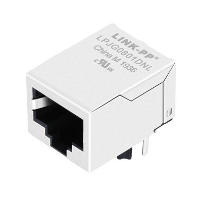LA1S109 এলএফ / KLA1S109 এলএফ একক RJ45 সংযোজক সমন্বিত 1000Mbps চৌম্বক