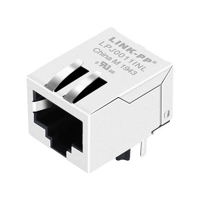 J0011D11NL Rj45 মহিলা সংযোজক 100 বেস-টি 8p8c ট্যাব ডাউন শিল্প আরজে 45 ইথারনেট সংযোগকারী