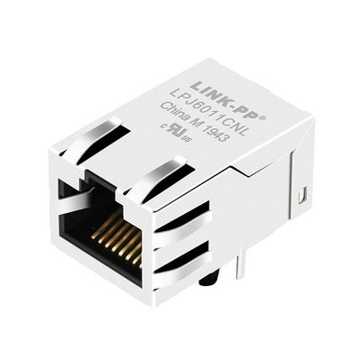 JXR1-0001NLT 100 বেস-টি একক পোর্ট ইথারনেট চৌম্বক আরজে 45 মডুলার জ্যাকস