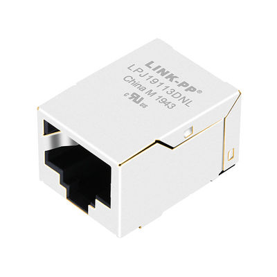 J0C-0003NLT 1x1 পোর্ট SMT RJ45 জ্যাক ম্যাগনেটিক নেটওয়ার্ক সংযোগকারী LED ছাড়া