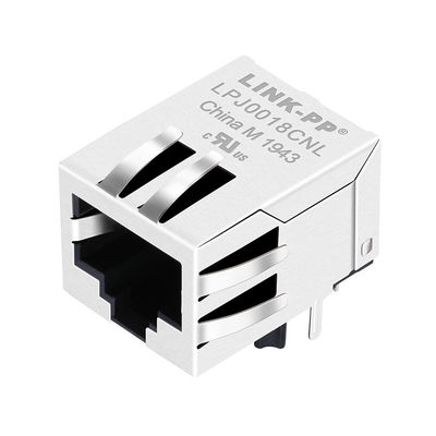 J0018D21NL RJ45 ইন্টিগ্রেটেড ম্যাজিকটিক্স 10/100 বেস - TX PCB জ্যাক LPJ0018CNL