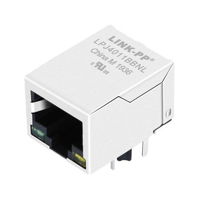 JXR0-0015NLT 10/100 বেস-টি ট্যাব ডাউন গ্রিন / হলুদ লেড 1x1 পোর্ট Rj45 মডুলার জ্যাক