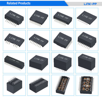 M3295NL / QT24A01 Gigabit ইথারনেট ট্রান্সফরমার 24 Pins PoE LP82440ANL সঙ্গে 1X1 পোর্ট