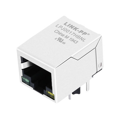 LJ-H41S1C-14-F 10/100 বেস-টি একক পোর্ট সবুজ / হলুদ লেডস RJ-45 সংযোগকারী মডিউল LPJ0017HBNL