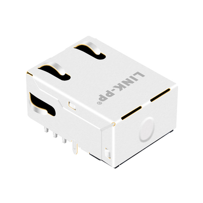 10G বেস-টি ট্যাব আপ 1 পোর্ট ম্যাগনেটিক RJ45 জ্যাক G15-111T-076C