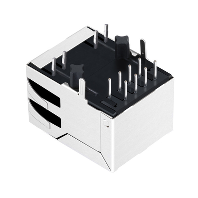 JXD0-0008NL ট্যাব ডাউন 10/100 বেস-টি 1x1 পোর্ট ইথারনেট Rj45 সংযোগকারী সবুজ/হলুদ LED