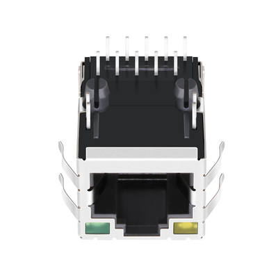 JXD1-9025NL 10/100 বেস-টি ট্যাব আপ 1 পোর্ট Rj45 কানেক্টর হলুদ/সবুজ LED দিয়ে ঝাল