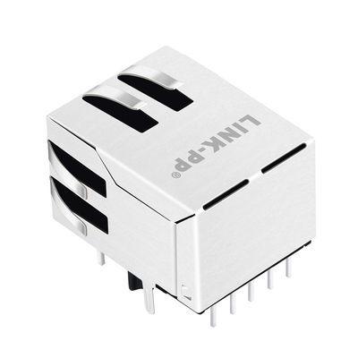 L836-121T-KD 2.5G বেস-টি ট্যাব ডাউন লো প্রোফাইল Rj45 ম্যাগজ্যাক Gy/G Led সহ মহিলা সংযোগকারী