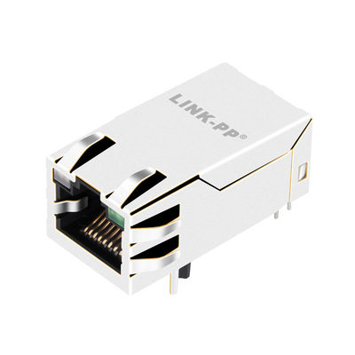 2250150-1 ট্যাব আপ 2.5G বেস-টি 4PPoE Rj45 ম্যাগজ্যাক সংযোগকারী GO/G লাইট পাইপের সাথে