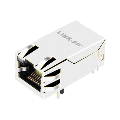 1-1840728-3 1G41 গিগাবিট Rj45 ম্যাগজ্যাক 1X1 পোর্ট থ্রু হোল ট্যাব আপ GO/Y LED সহ