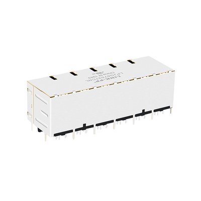 JT5-2470NL 2x6 পোর্ট 10G বেস-T RJ45 চৌম্বক সংযোগকারী 12P8C হালকা পাইপ সহ