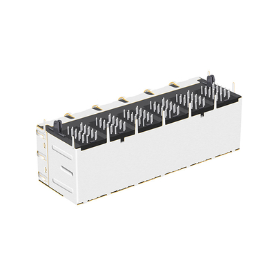 JT5-2610CNL 10G Base-T 2x6 Port RJ45 ম্যাগনেটিক জ্যাক সাইড এন্ট্রি 12PIN LED সহ