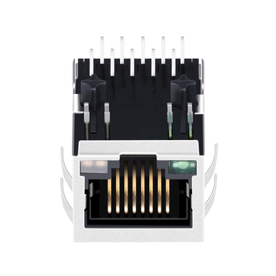ARJM11B1-805-KB-CW2 একক পোর্ট ট্যাব ডাউন 2.5G বেস-টি RJ45 ম্যাগজ্যাক G/O&Y Led