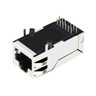 HFJT1-2GHPRL 2.5G BASE-T সিঙ্গেল পোর্ট PoE+ লং বডি RJ45 FastJack No LED Tab UP 4PpoE 600mA